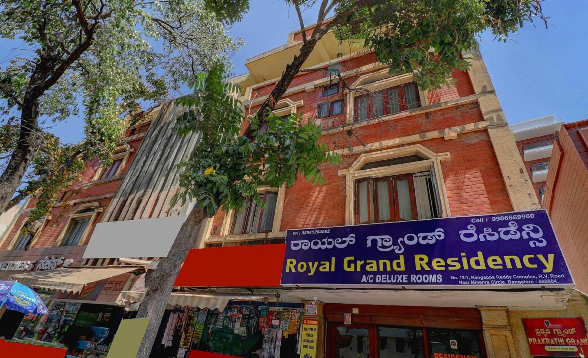 Hotel O Royal Grand Residency Near Lalbagh Botanical Garden Bengalúr Exteriér fotografie