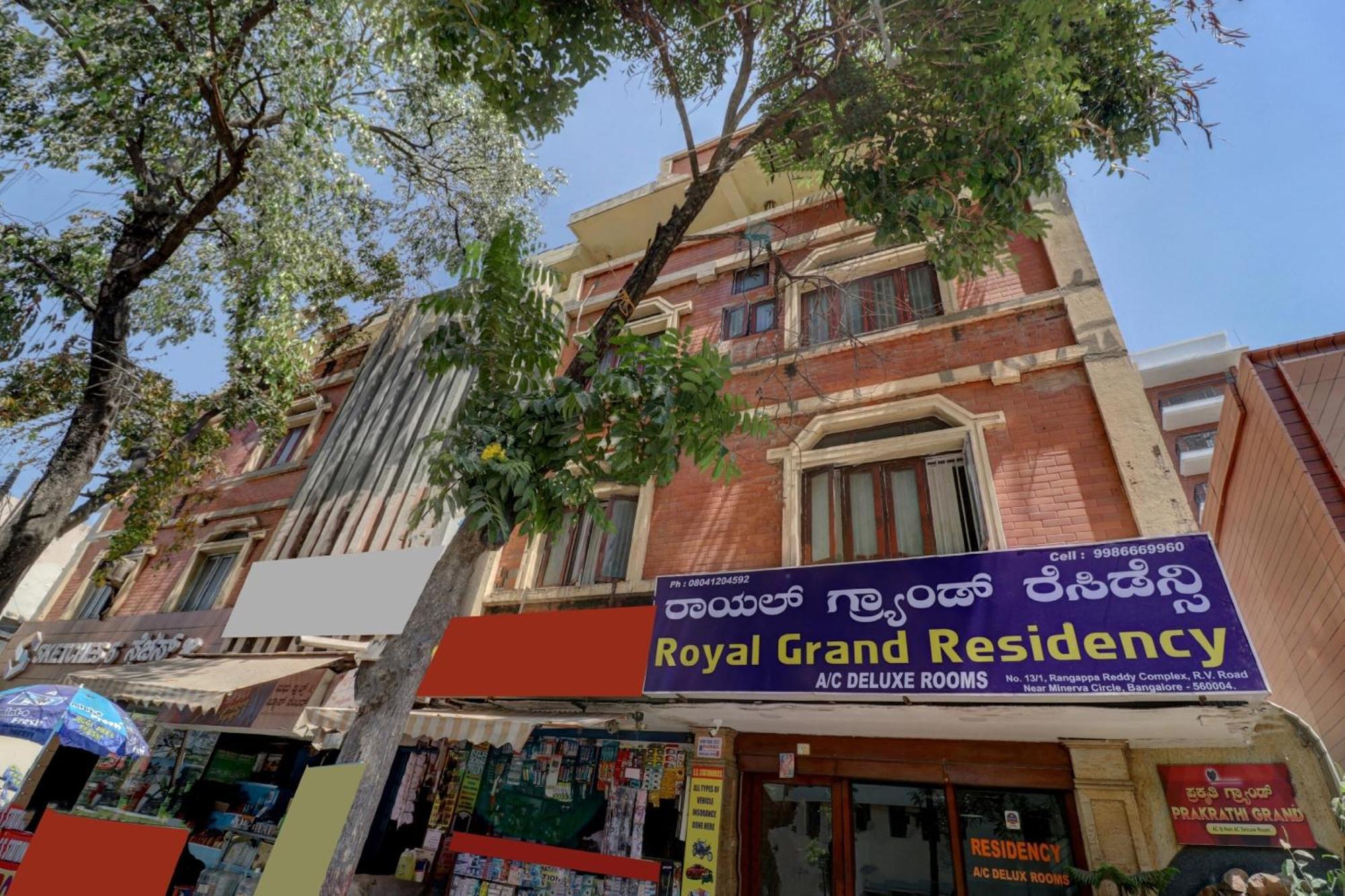 Hotel O Royal Grand Residency Near Lalbagh Botanical Garden Bengalúr Exteriér fotografie